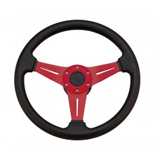 Victory Steering Wheel 3 Spoke Red