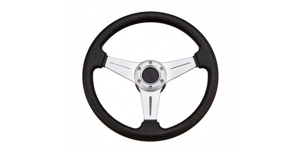 Victory Steering Wheel 3 Spoke Silver