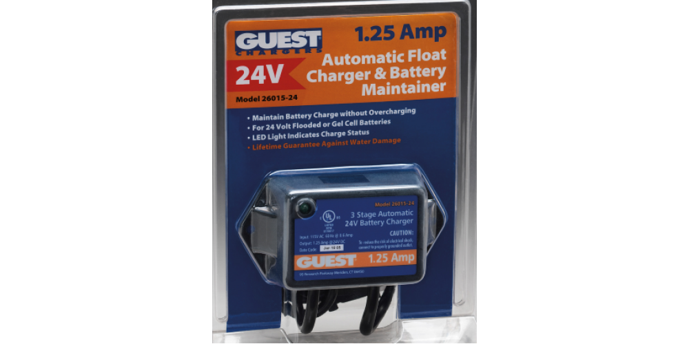 Guest Charger 24V 1.25Amp Automatic Float Charger