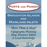 Map: Ports And Passes - Broughton Islands And Mainland Inlets