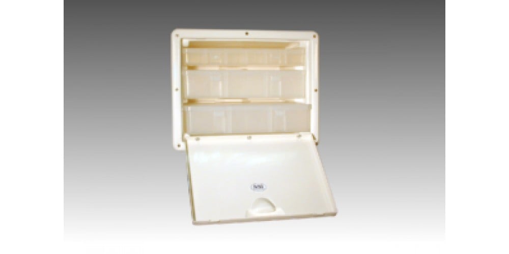 Ssi Sailing Specialties 3-Drawer Tackle Box Wht. Sol