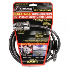 Trimax Combination Cable Lock 10'