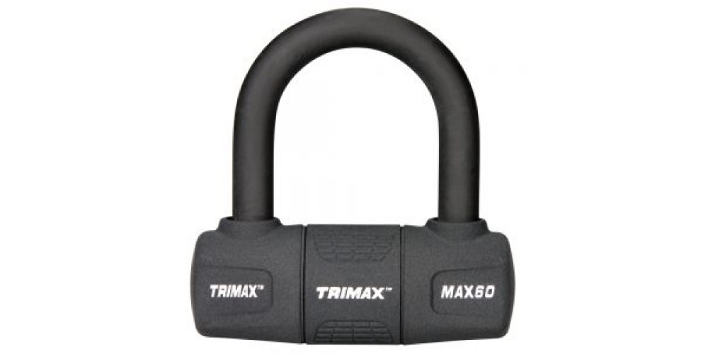 Trimax General Purpose Black U Lock With Chrome