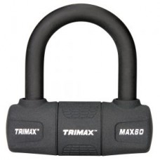 Trimax General Purpose Black U Lock With Chrome