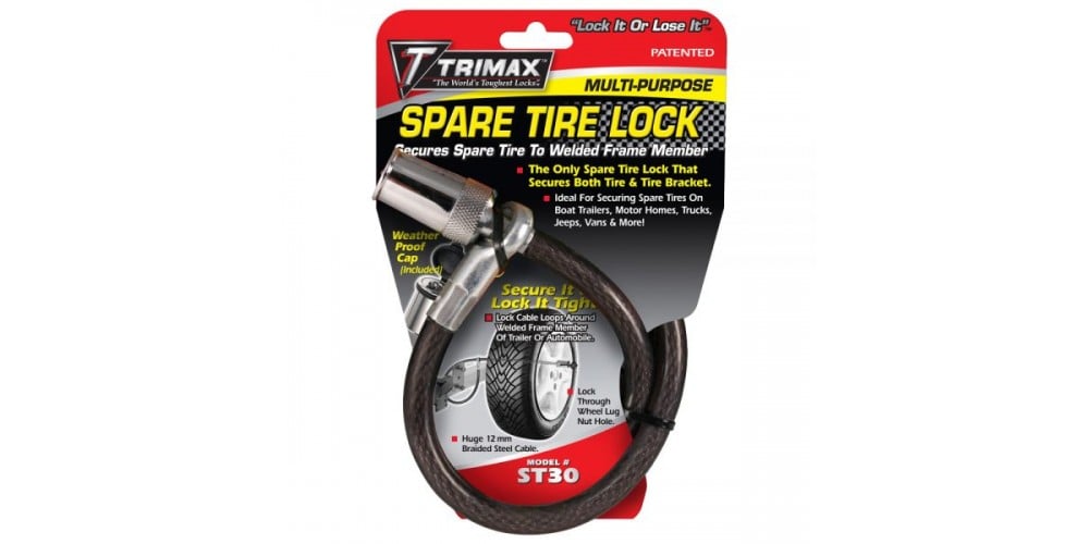 Trimax 36 Spare Tire Cable Lock