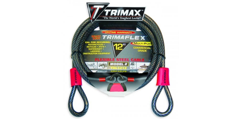 Trimax 12'X 12Mm Dual Loop Cable
