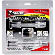 Trimax Keyed Alike Receivers And Coupler Lock Set