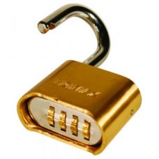 Trimax 2 X1.25 Shakl Brass Combo Lock