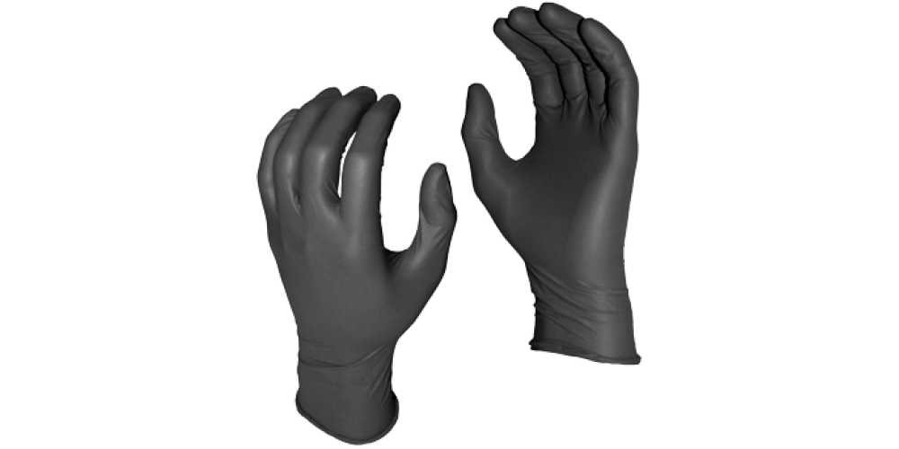 Watson Glove 5Mil Black Nit Lge 100/Bx