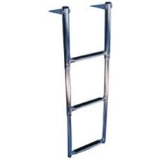 Windline Stainless Steel 3-Step Tele.Ladder-White