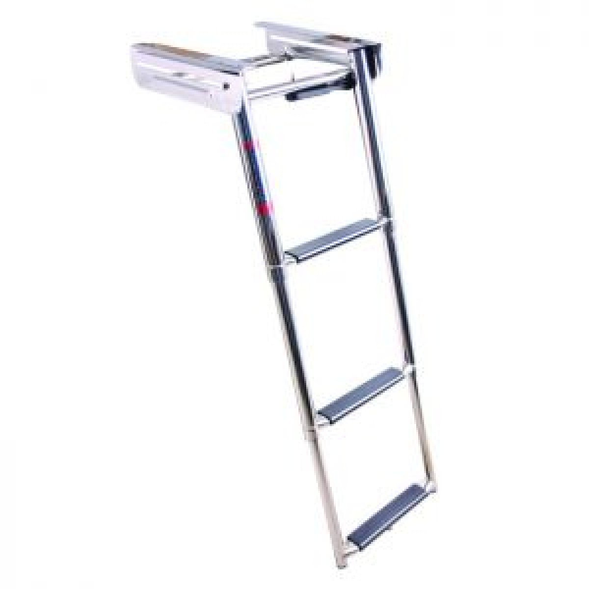 White Water AM1303T/AMB1 Stainless Telescoping Sport/Diver Ladder, 3-Step 