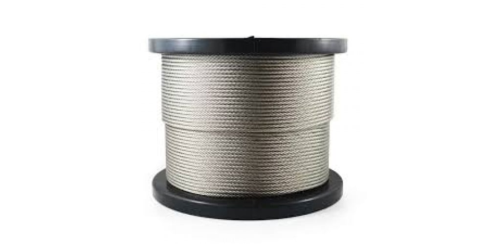 Wire Rope Cable Stainless Steel 1/16 Type 304