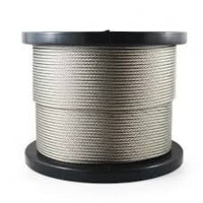 Wire Rope Cable Stainless Steel 1/16 Type 304