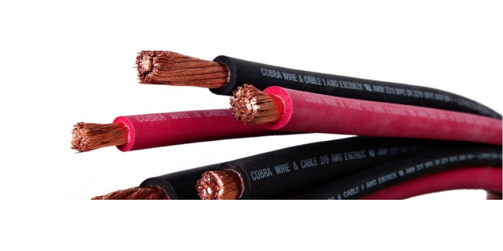 Cobra Battery Cable 1/O Ga 50' Red