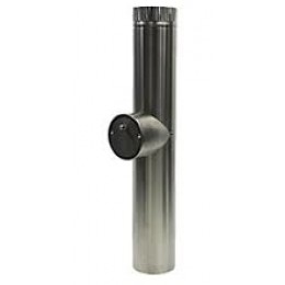 Dickinson 4"X7" Stainless Steel Pipe With Damper