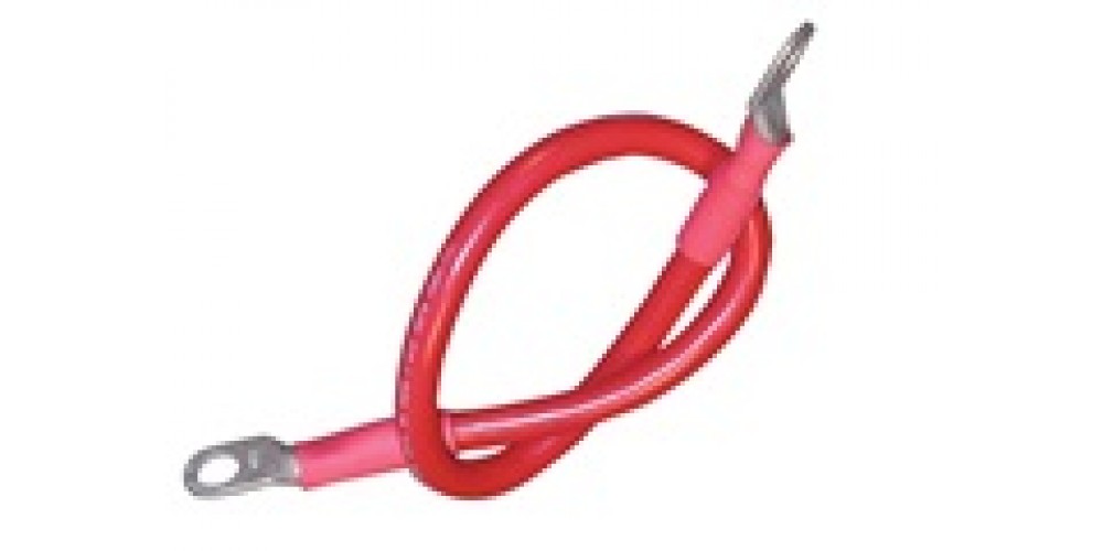 Ancor Battery Cable Ass'Y 4 Ga 18" Red