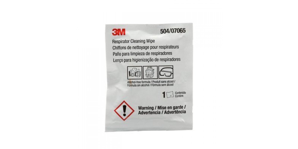 3M Wipes-Respirator Cleaning 100/Pk
