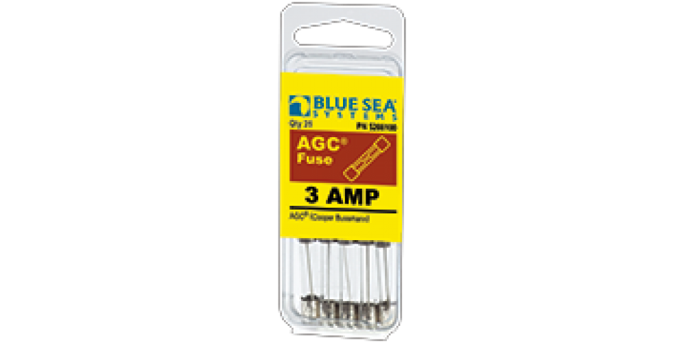 Blue Sea Systems Agc Fuse 3A (25 Pack)