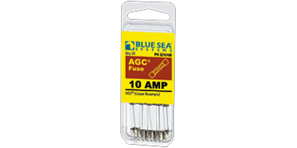 Blue Sea Systems Agc Fuse 10A (25 Pack)