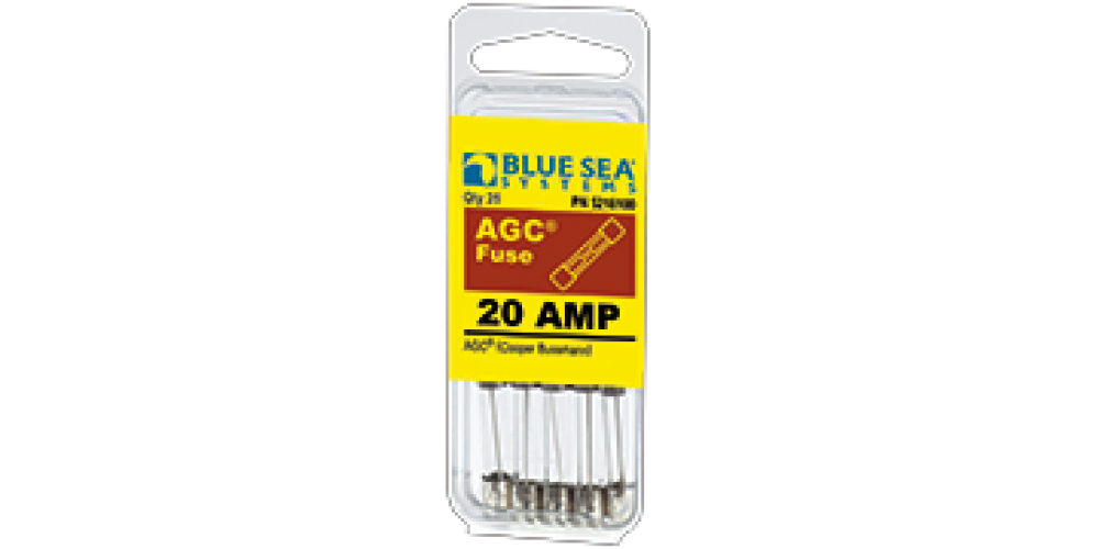 Blue Sea Systems Agc Fuse 20A (25 Pack)