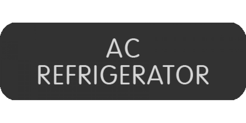 Blue Sea Systems Panel Label Ac Refrigerator