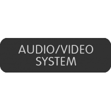 Blue Sea Systems Panel Label Audio/Video System