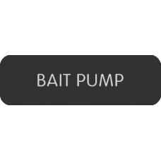 Blue Sea Systems Panel Label Bait Pump