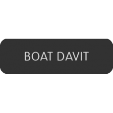 Blue Sea Systems Panel Label Boat Davit
