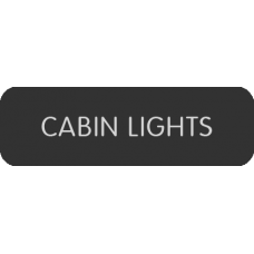 Blue Sea Systems Panel Label Cabin Lights