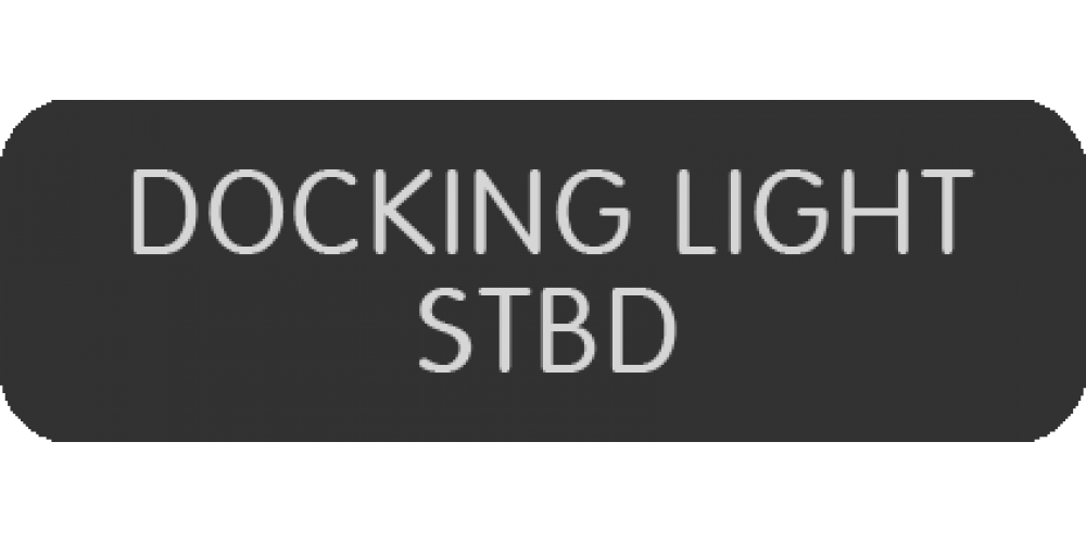 Blue Sea Systems Panl Label Docking Light Strb