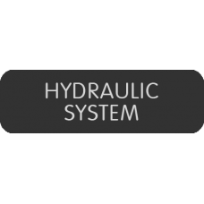Blue Sea Systems Panel Label Hydraulic System