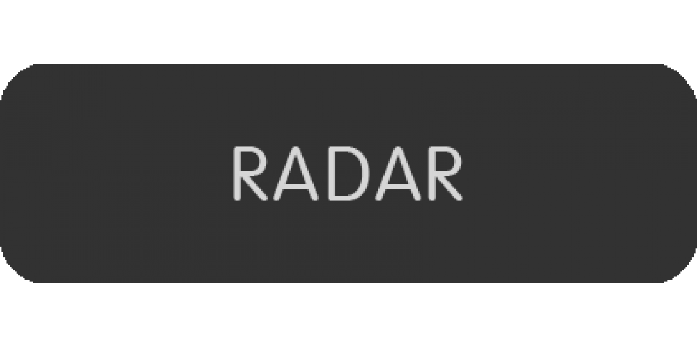 Blue Sea Systems Panel Label Radar