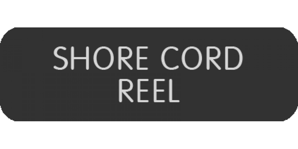 Blue Sea Systems Panel Label Shore Cord Reel