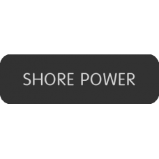 Blue Sea Systems Panel Label Shore Power