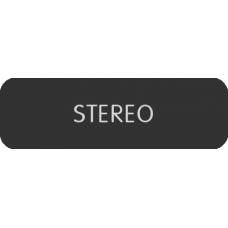 Blue Sea Systems Panel Label Stereo