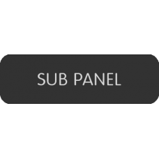 Blue Sea Systems Panel Label Sub Panel