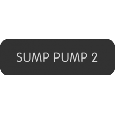 Blue Sea Systems Panel Label Sump Pump 2