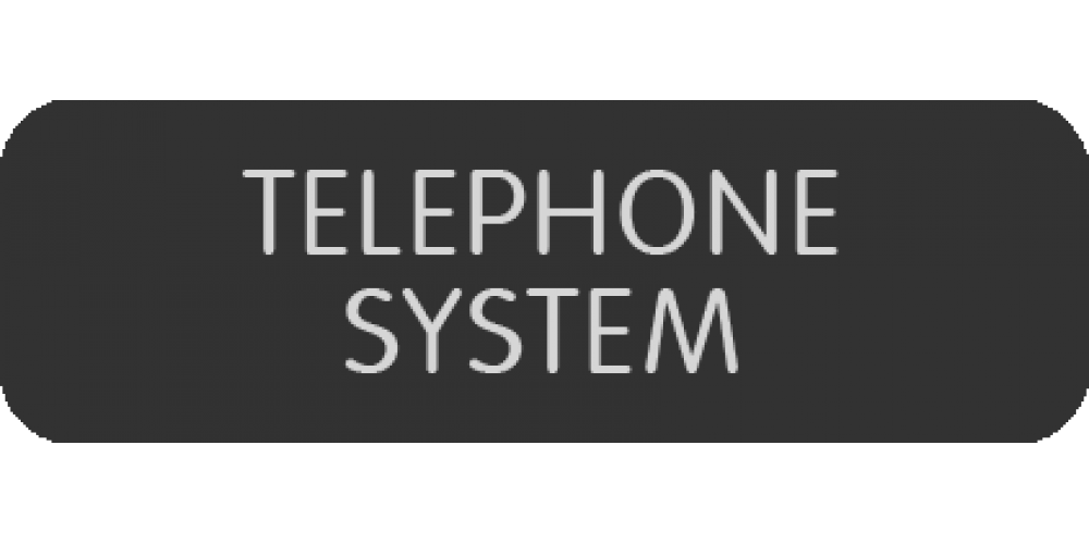 Blue Sea Systems Panel Label Telephone System