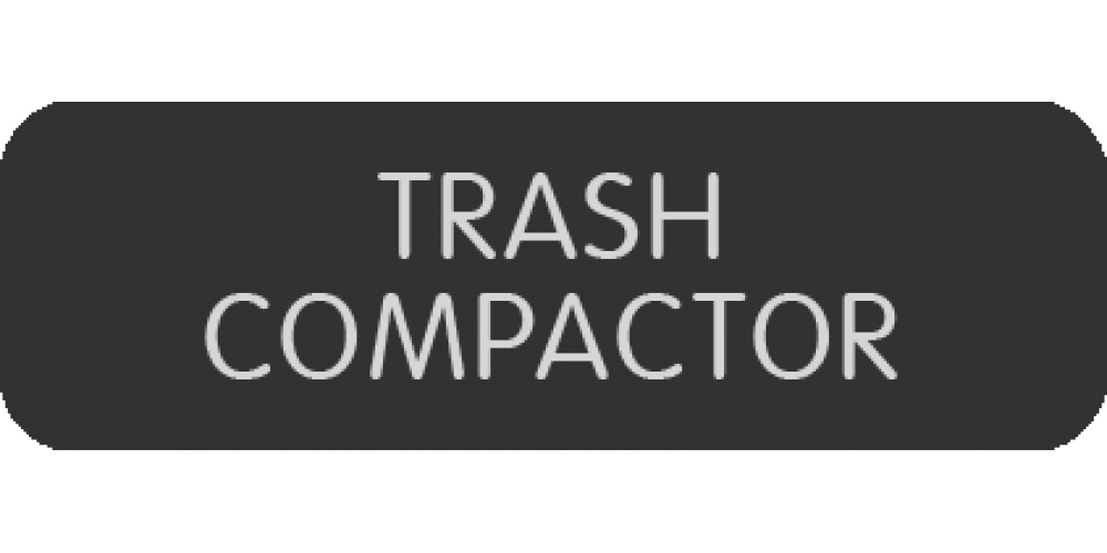 Blue Sea Systems Panel Label Trash Compactor