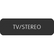 Blue Sea Systems Panel Label Tv/Stereo
