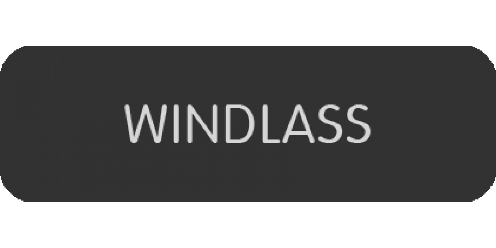 Blue Sea Systems Panel Label Windlass