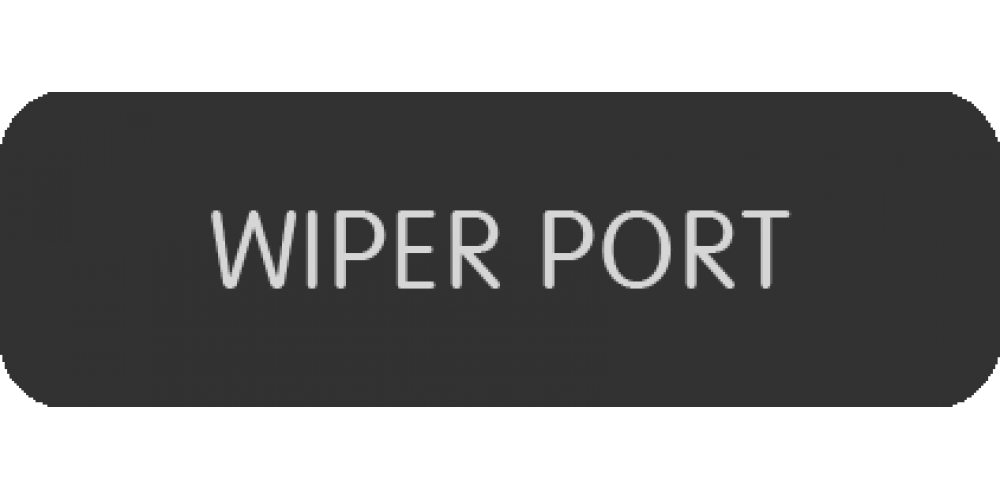 Blue Sea Systems Panel Label Wiper Port