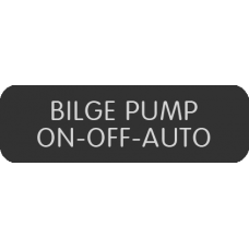 Blue Sea Systems Label Bilge Pump On/Off/Auto