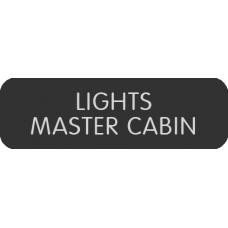 Blue Sea Systems Panel Lbl Lights Mstr Cabin