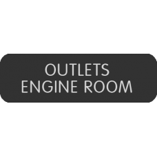 Blue Sea Systems Panel Lbl Outlets Engine Room