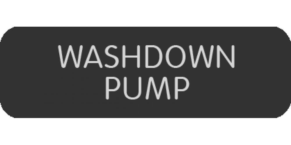 Blue Sea Systems Panel Label Washdown Pump