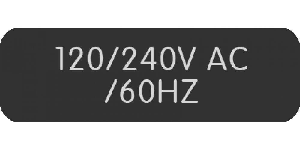 Blue Sea Systems Label 120/240 Volt 60Hz