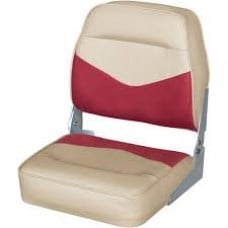 Wise Low Back Seat Red/Khaki