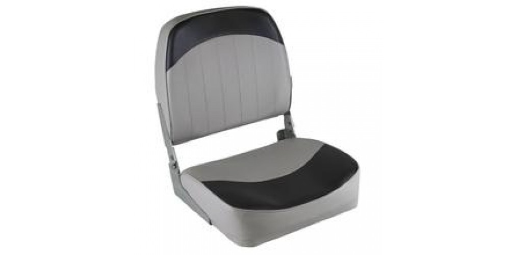 Wise Seat Low Back Gray/Charc No Swivel