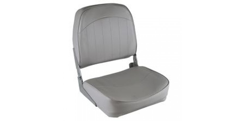 Wise Seat Low Back Gray No Swivel